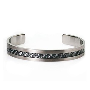 Carbon Fiber Stainless Steel Cuff - BG36